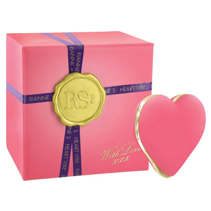 RianneS Rechargeable Heart Vibe-Coral Rose My Store