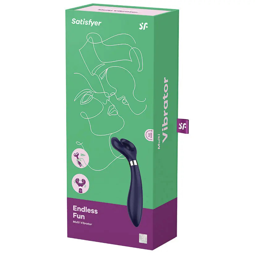 Satisfyer Endless Fun Multi Vibrator-Blue My Store