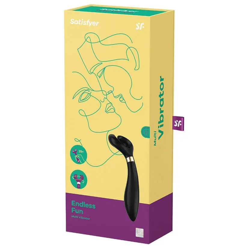 Satisfyer Endless Fun Multi Vibrator-Black My Store