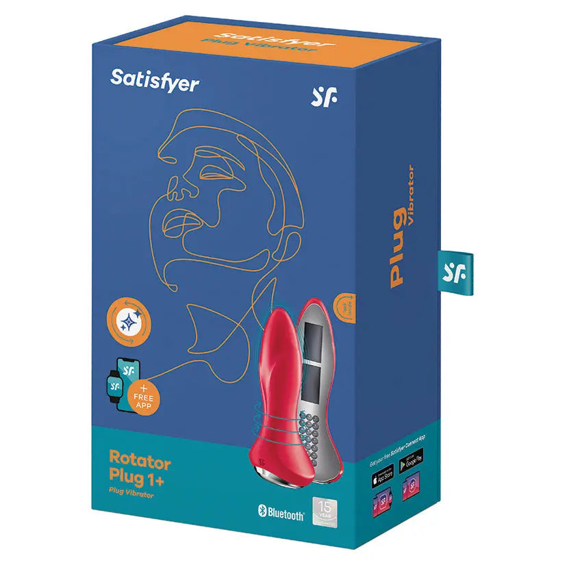 Satisfyer Rotator Plug 1+ Red My Store