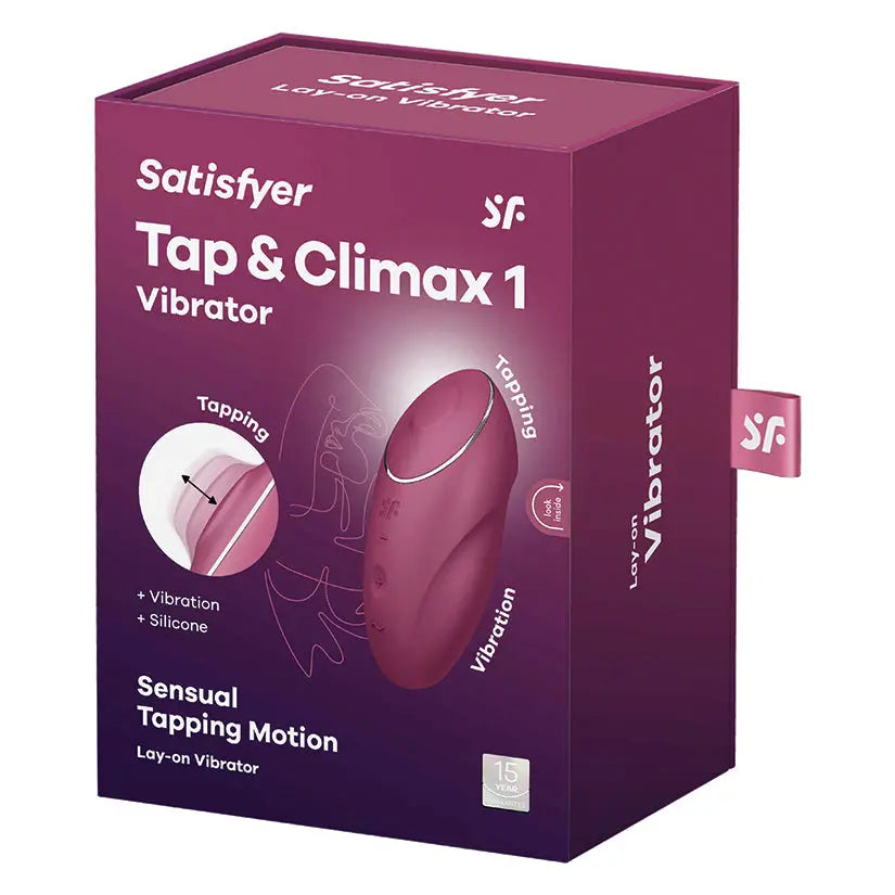 Satisfyer Tap and Climax 1-Red My Store