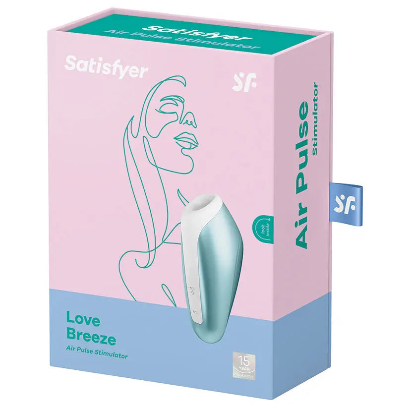 Satisfyer Love Breeze Air Pulse Stimulator-Ice Blue My Store