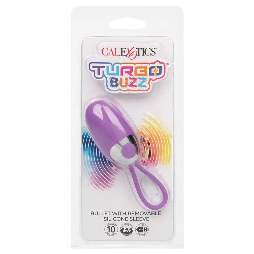 Turbo Buzz Bullet with Removable Silicone Sleeve-Purple My Store