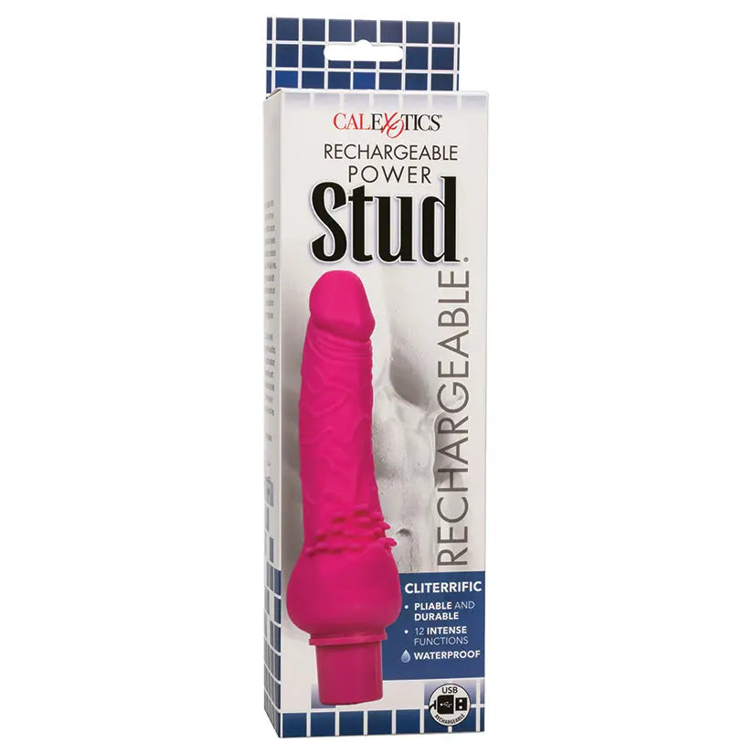 Rechargeable Power Stud Cliterrific-Pink My Store