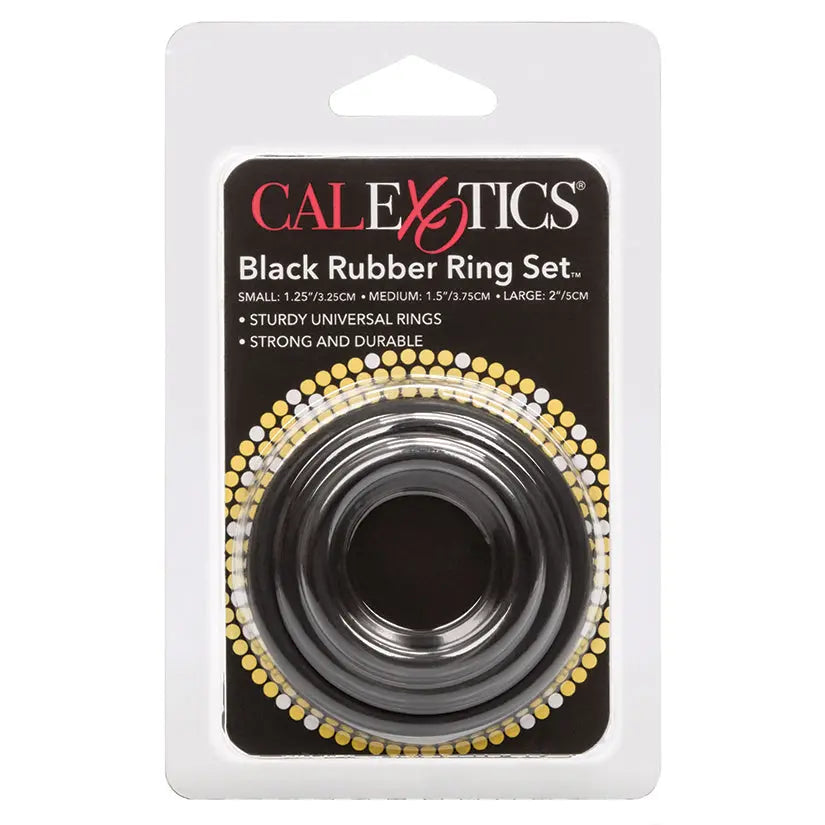 Rubber Rings-Black 3Pk My Store