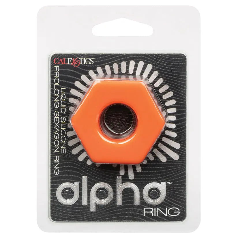 Alpha Liquid Silicone Prolong Sexagon Ring My Store