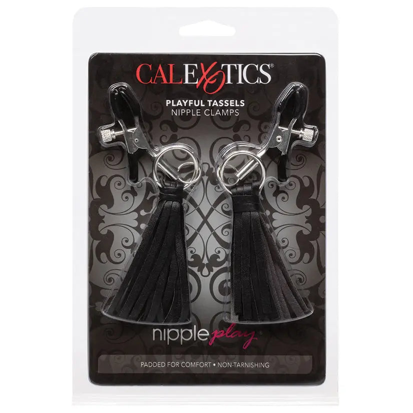 Nipple Play Playful Tassels Nipple Clamps-Black My Store