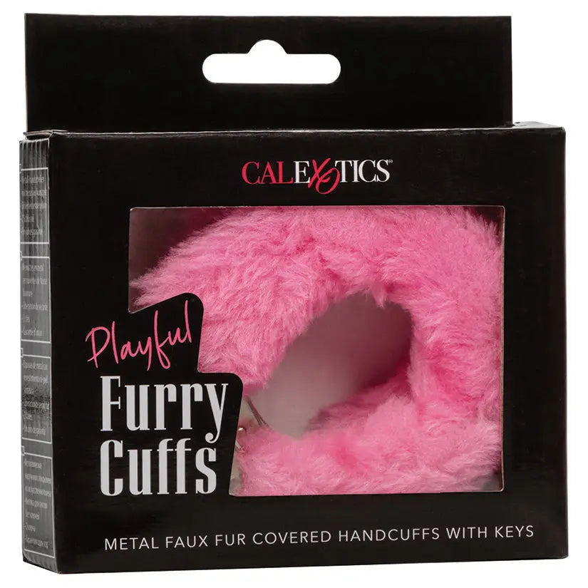 Playful Furry Cuffs-Pink My Store
