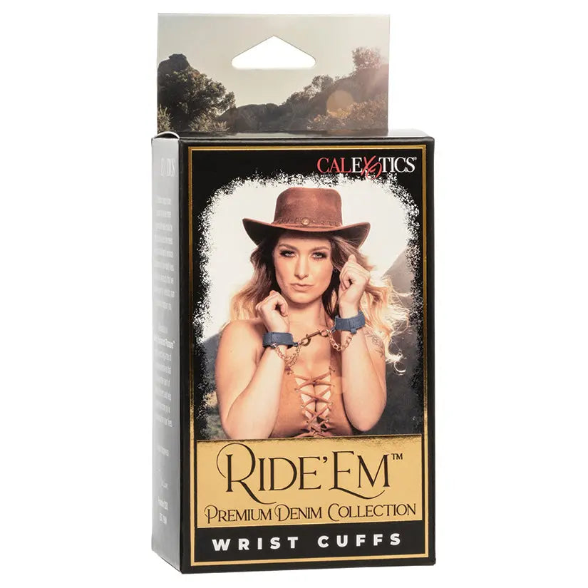 Ride 'Em Premium Denim Collection Wrist Cuffs My Store