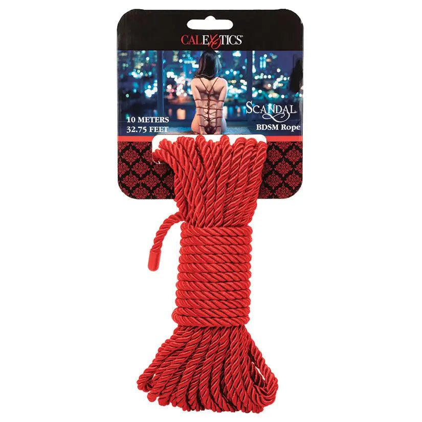 Scandal BDSM Rope 10m-Red My Store