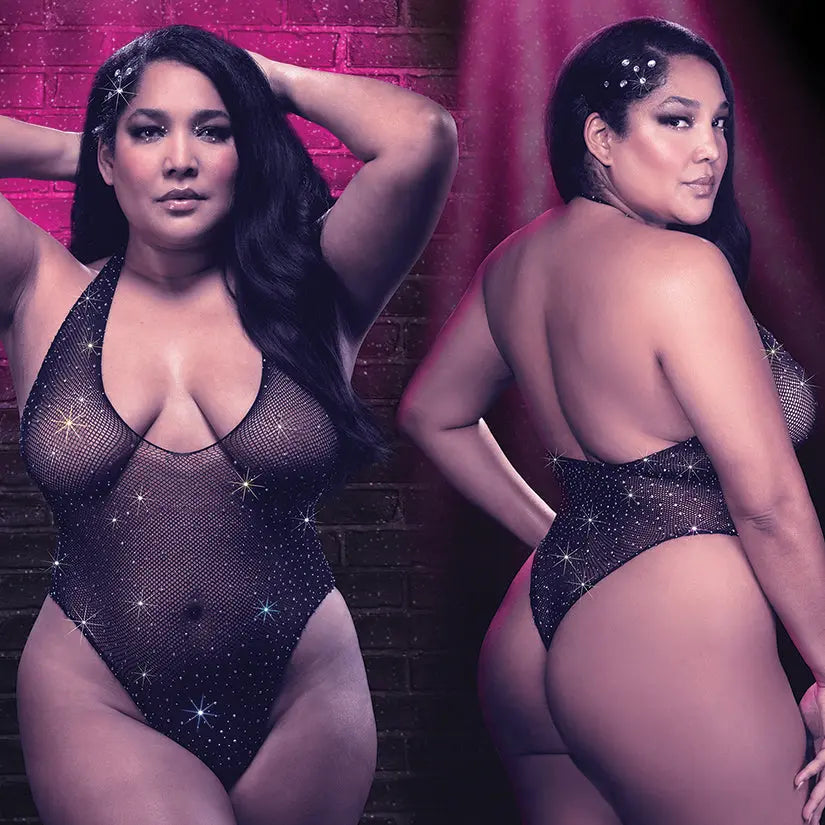 Radiance Plus Size Deep V Body Suit-Boxed My Store