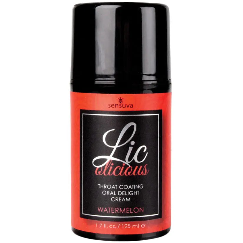 Sensuva Lic-O-Licious Throat Coating Oral Delight Cream-Watermelon 1.7oz My Store