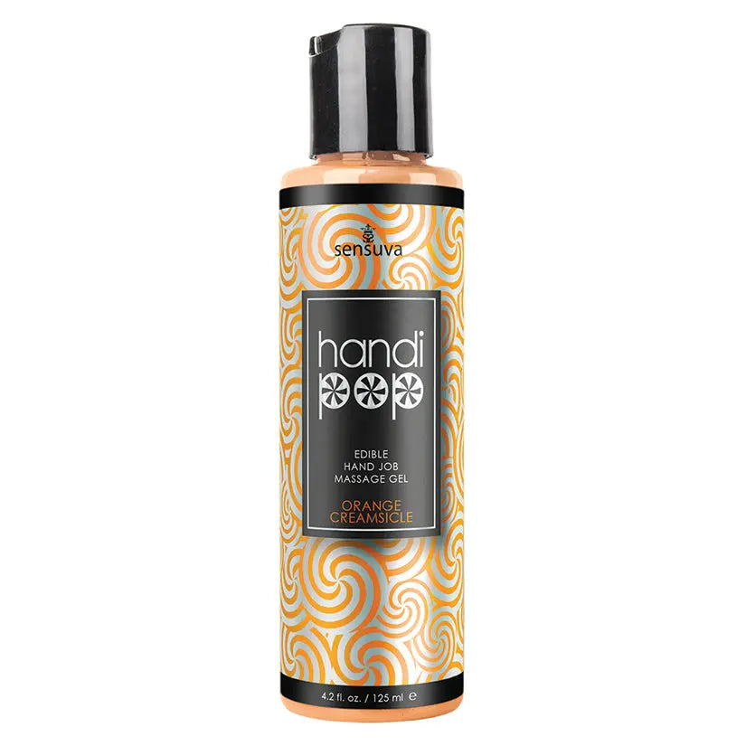 Sensuva Handi-Pop Hand Job Massage Gel-Orange Creamsicle 4.2oz My Store