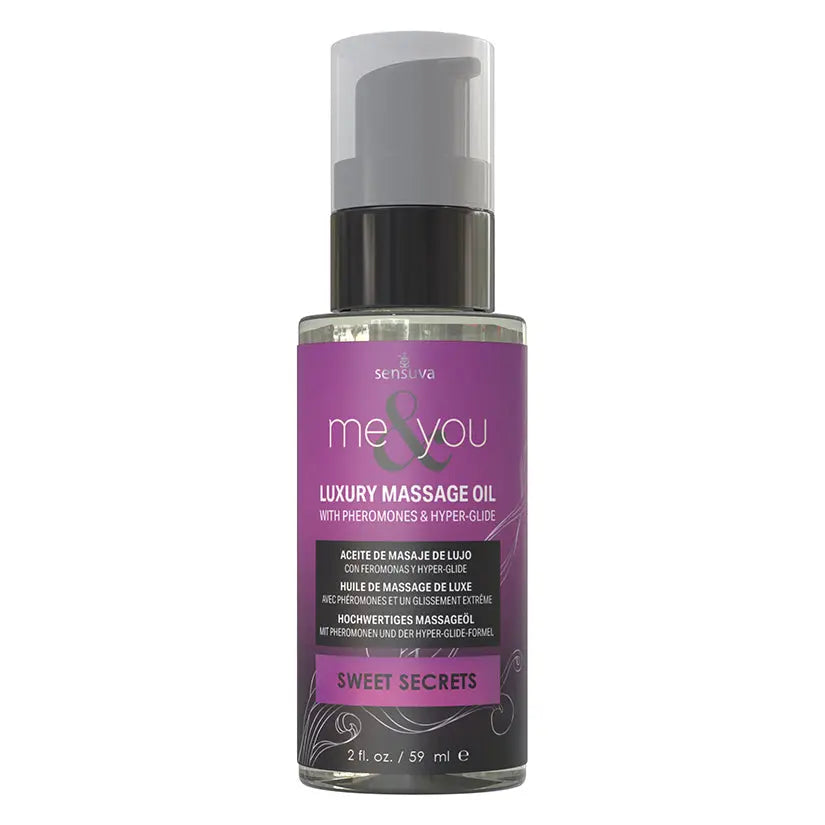 Sensuva Me & You Massage Oil-Sweet Secrets 2oz My Store
