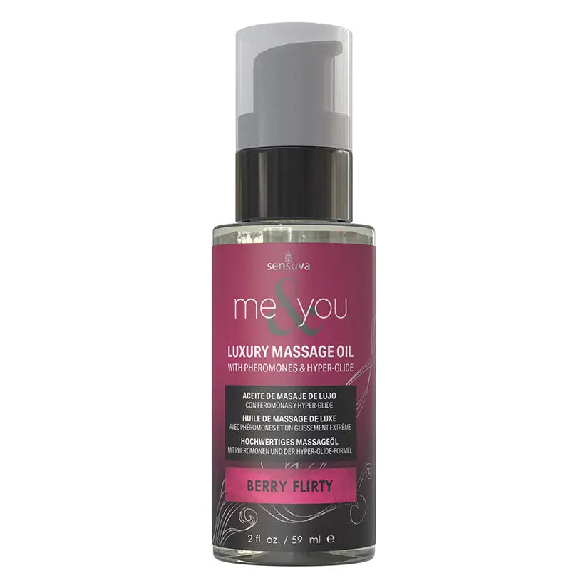 Sensuva Me & You Massage Oil-Berry Flirty 2oz My Store