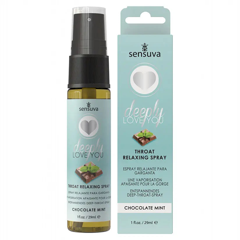 Sensuva Deeply Love You Throat Relaxing Spray-Chocolate Mint 1oz My Store