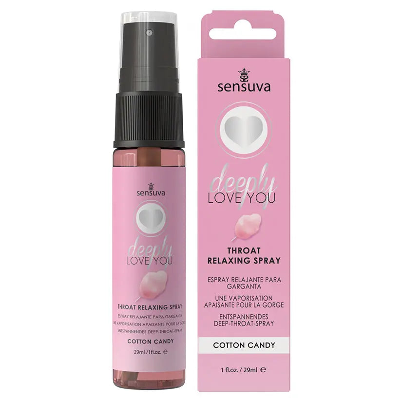 Sensuva Deeply Love You Throat Relaxing Spray-Cotton Candy 1oz My Store