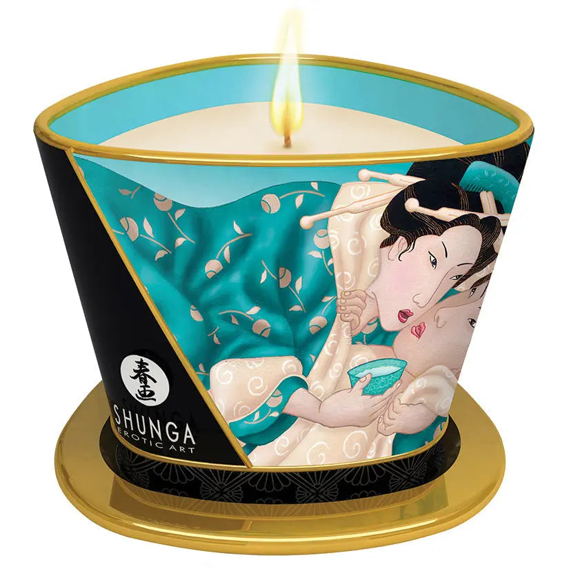 Shunga Massage Candle-Island Blossoms 5.7oz My Store