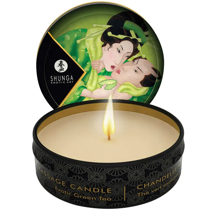 Shunga Mini Massage Candle-Exotic Green Tea My Store