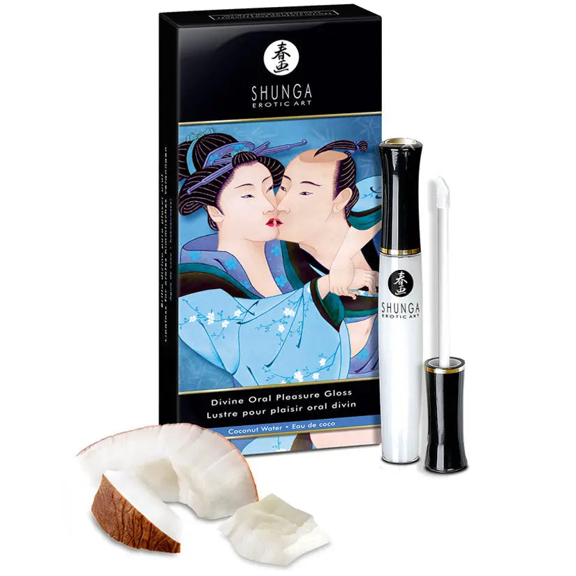 Shunga Divine Oral Pleasure Gloss-Coconut Water My Store