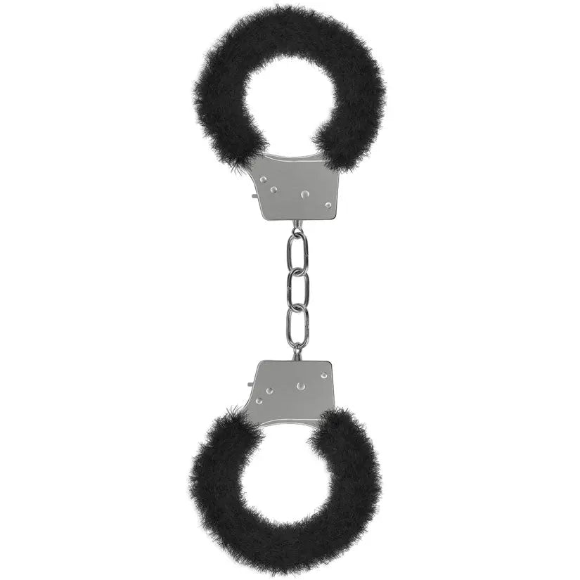 Ouch! Beginner's Furry Handcuffs-Black My Store