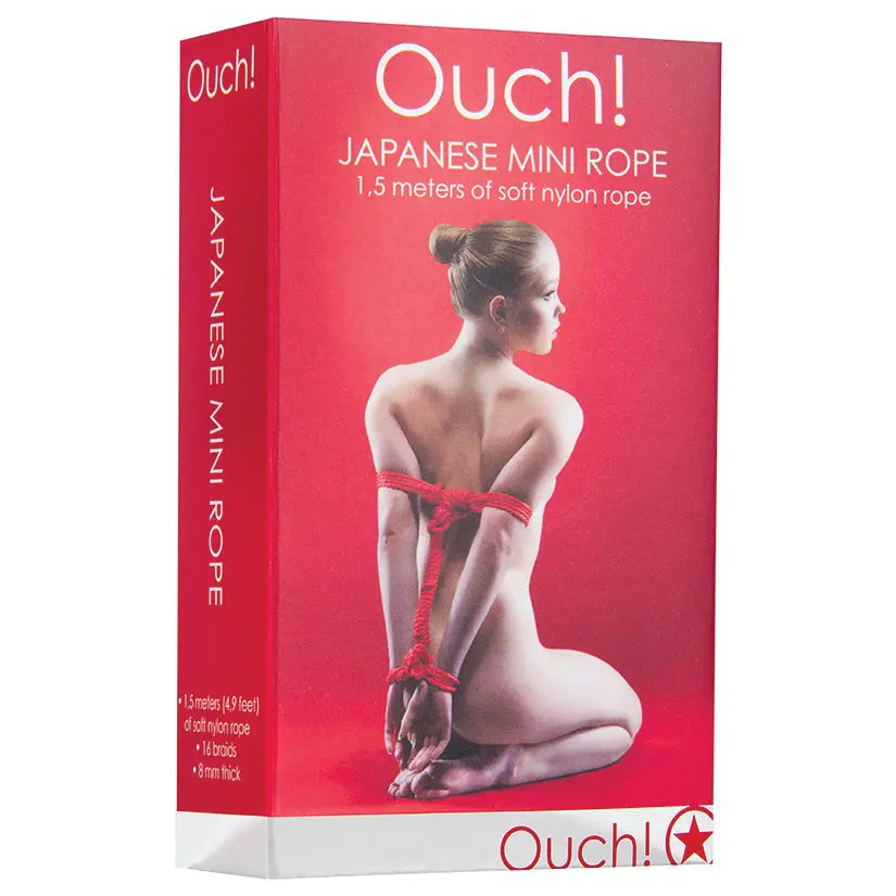 Ouch! Japanese Mini Rope-Red My Store