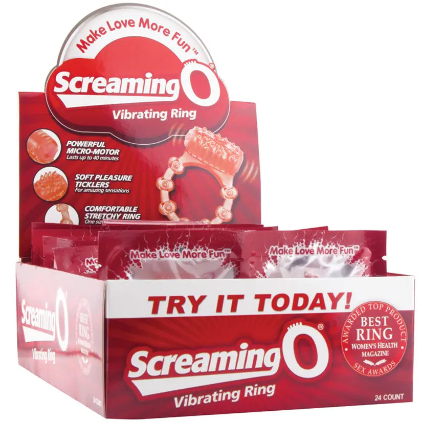 Screaming O Vibrating Ring Display of 24 My Store