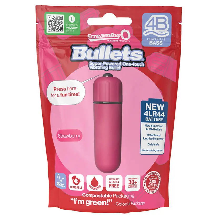 Screaming O 4B Bullet-Strawberry My Store