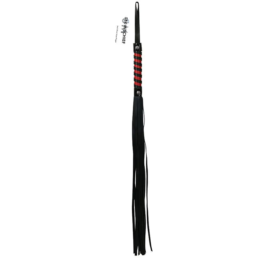 S&M Red & Black Stripe Flogger My Store