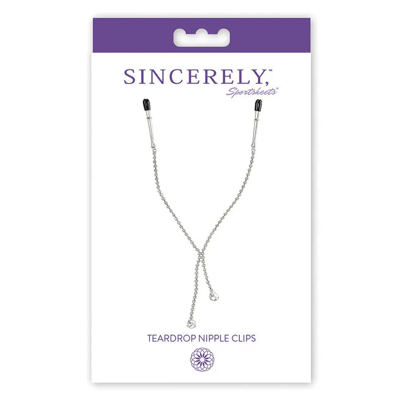 Sincerely Diamond Tear Drop Nipple Clips My Store