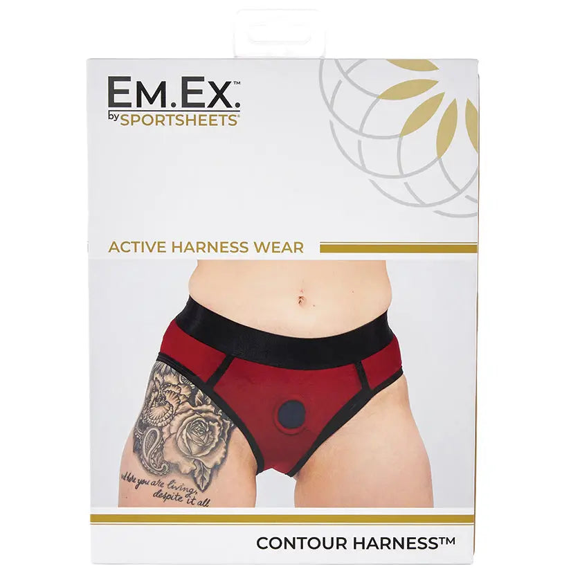 Em.Ex Contour Harness-Burgundy M My Store