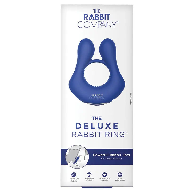 The Deluxe Rabbit Ring-Navy My Store