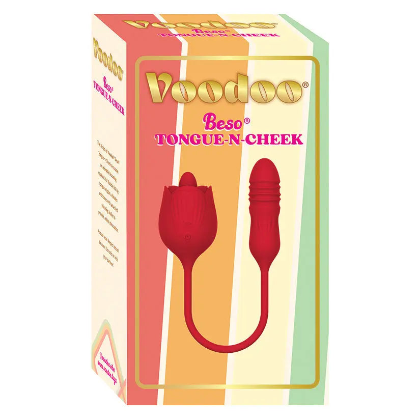 Voodoo Beso Tongue-n-Cheek-Rose My Store