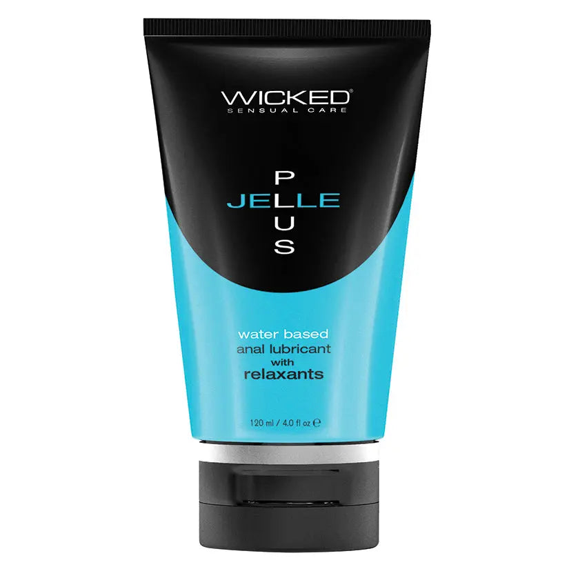 Wicked Aqua Jelle Plus Anal Lubricant with Relaxants 4oz My Store
