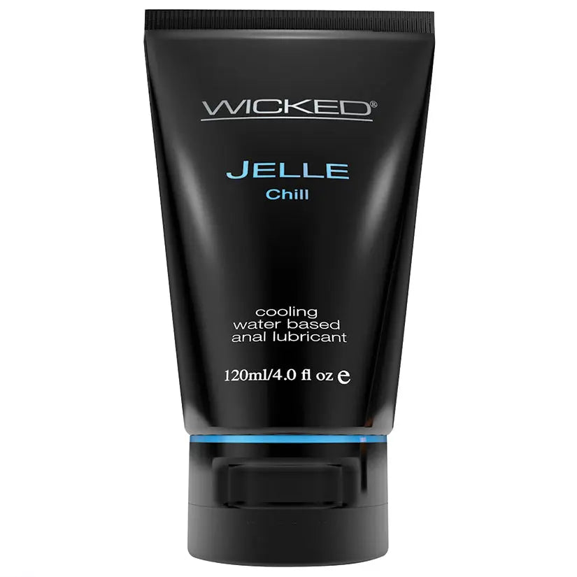 Wicked Jelle Chill Cooling Waterbased Anal Lubricant 4oz My Store
