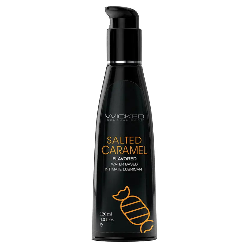 Wicked Aqua Flavored Lube-Salted Caramel 4oz My Store