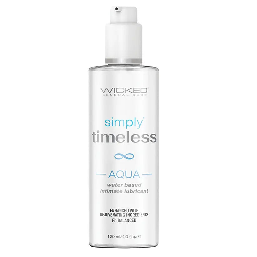Wicked Simply Timeless Aqua Water-Based Lubricant 4oz My Store