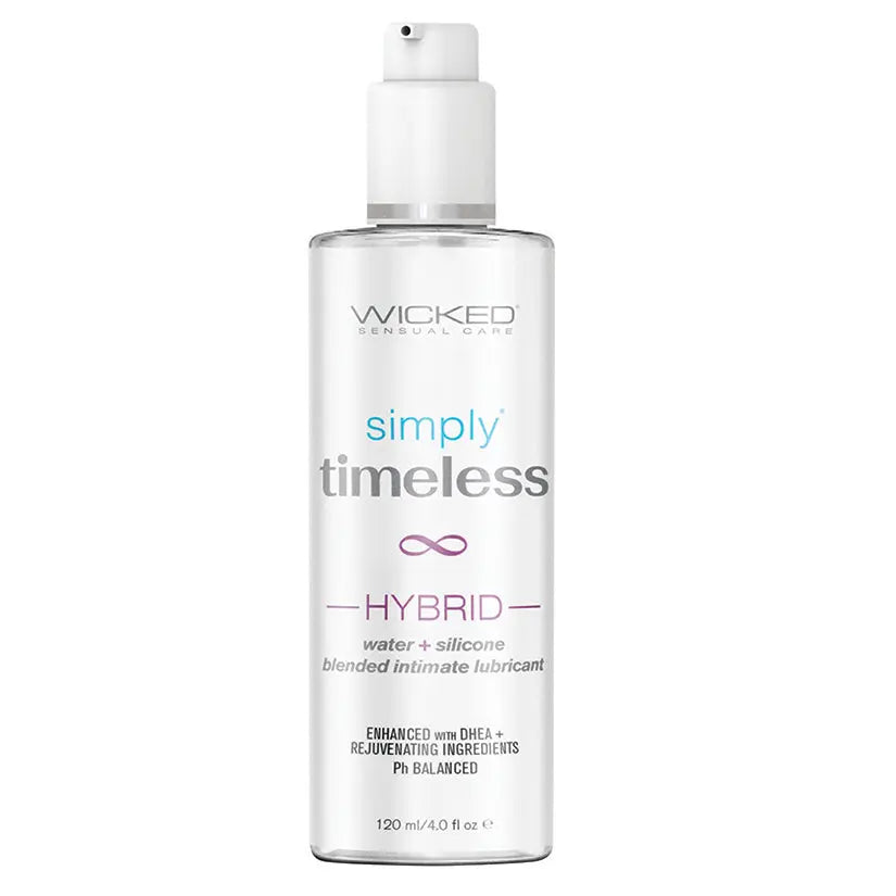 Wicked Simply Timeless Hybrid Water & Silicone Lubricant 4oz My Store