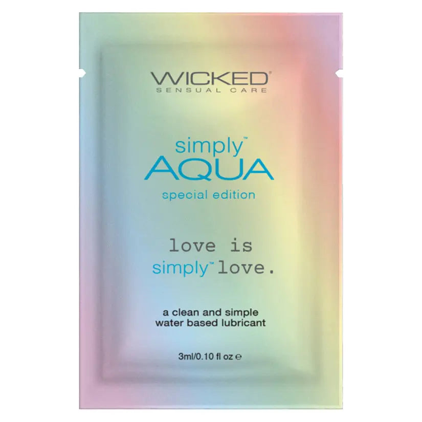 Wicked Sensual Simply Aqua Special Edition Foil Pack 3ml My Store