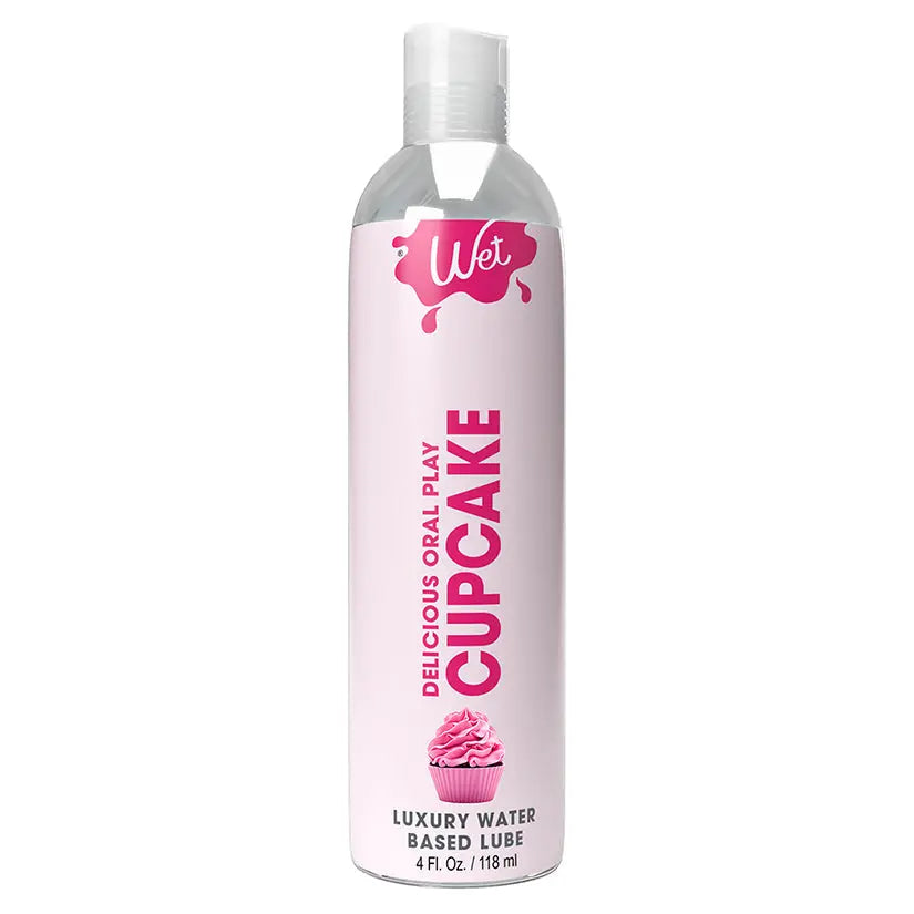 Wet Delicious Oral Play Cupcake Waterbased Flavored Lubricant 4oz My Store