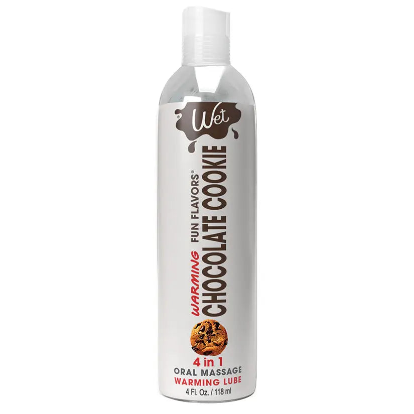 Wet Warming Fun Flavors Chocolate Cookie 4-In-1 Lubricant 4oz My Store