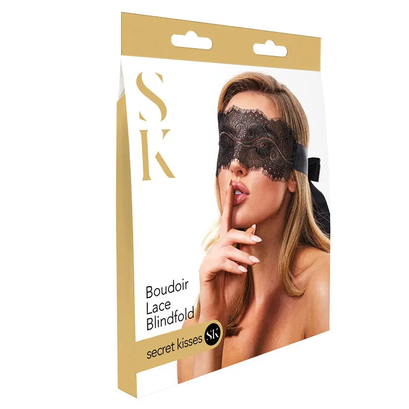 Secret Kisses Boudoir Lace Blindfold My Store