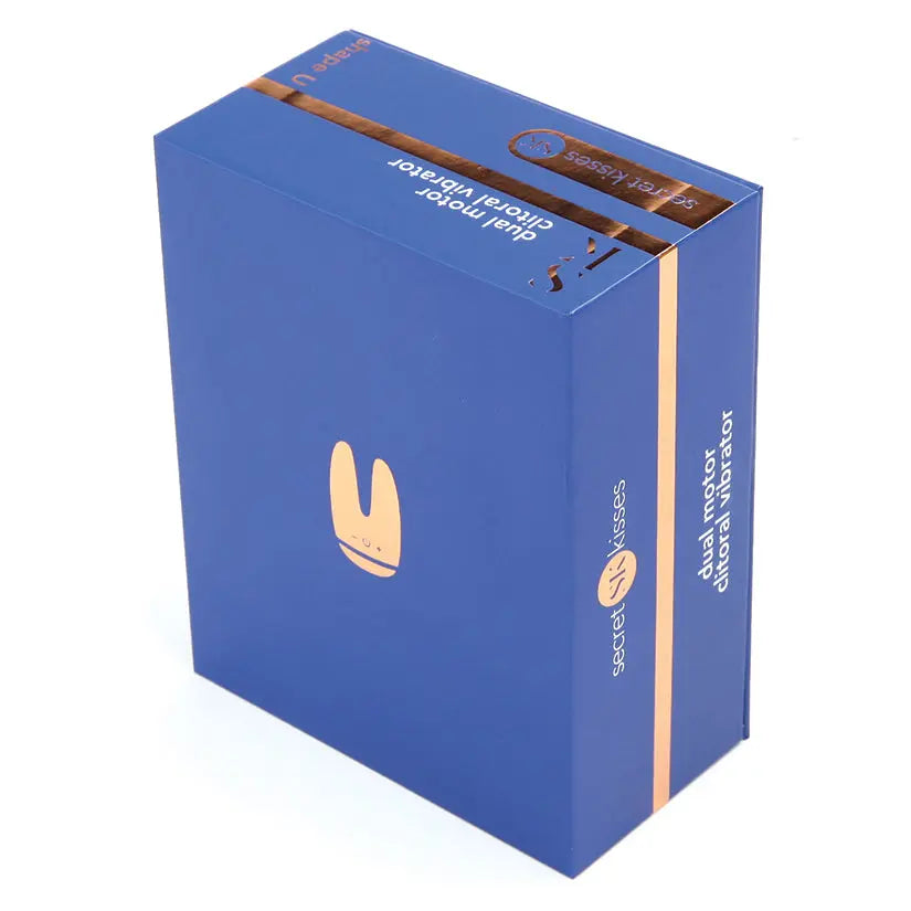 Secret Kisses Dual Motor Clitoral Vibrator-Blue My Store