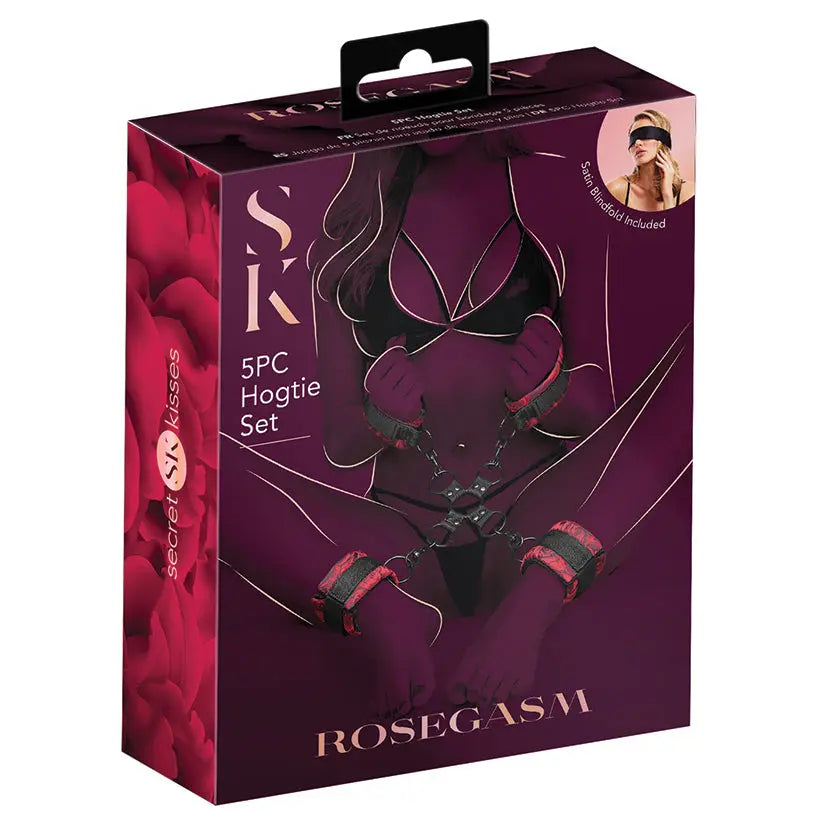 Secret Kisses Rosegasm 5pc Hogtie Set My Store