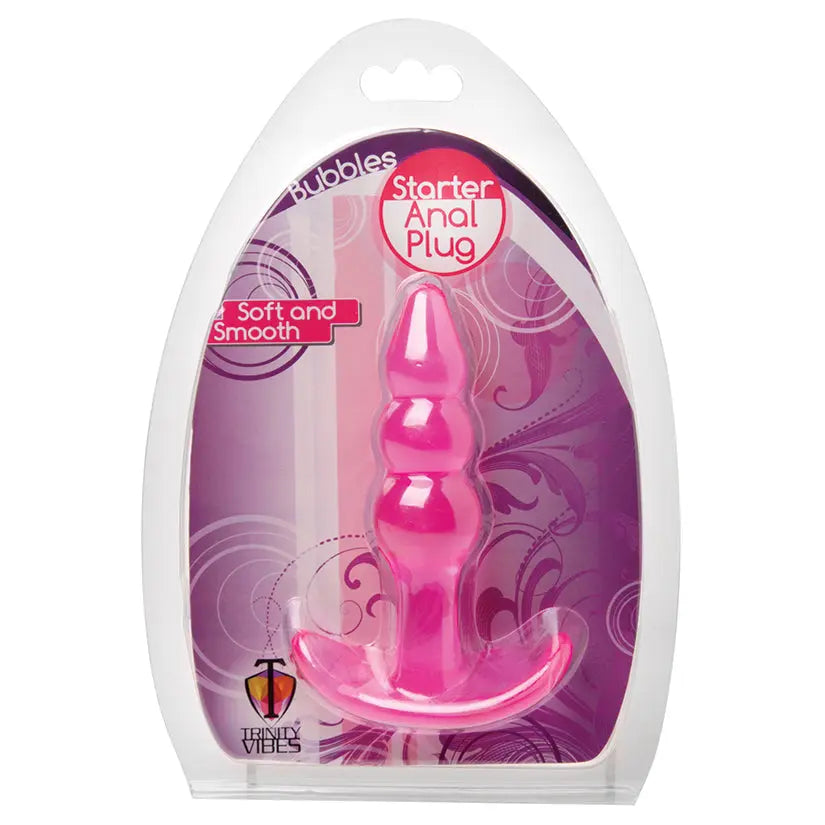 Trinity Vibes Bubbles Bumpy Starter Anal Plug-Pink My Store