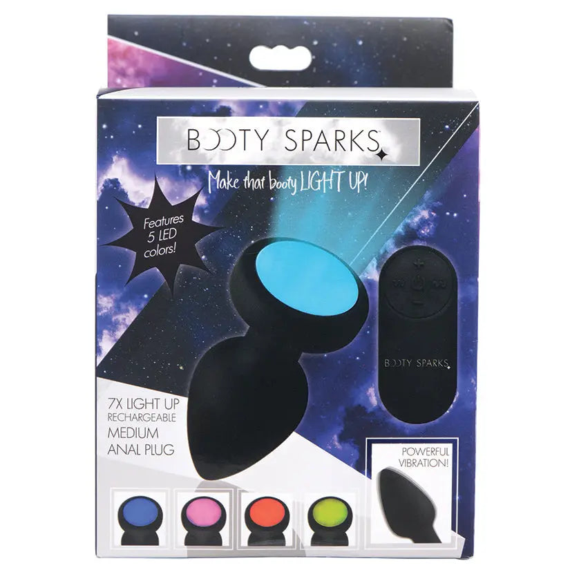 Booty Sparks 7X Light Up Rechargeable Anal Plug-Medium My Store
