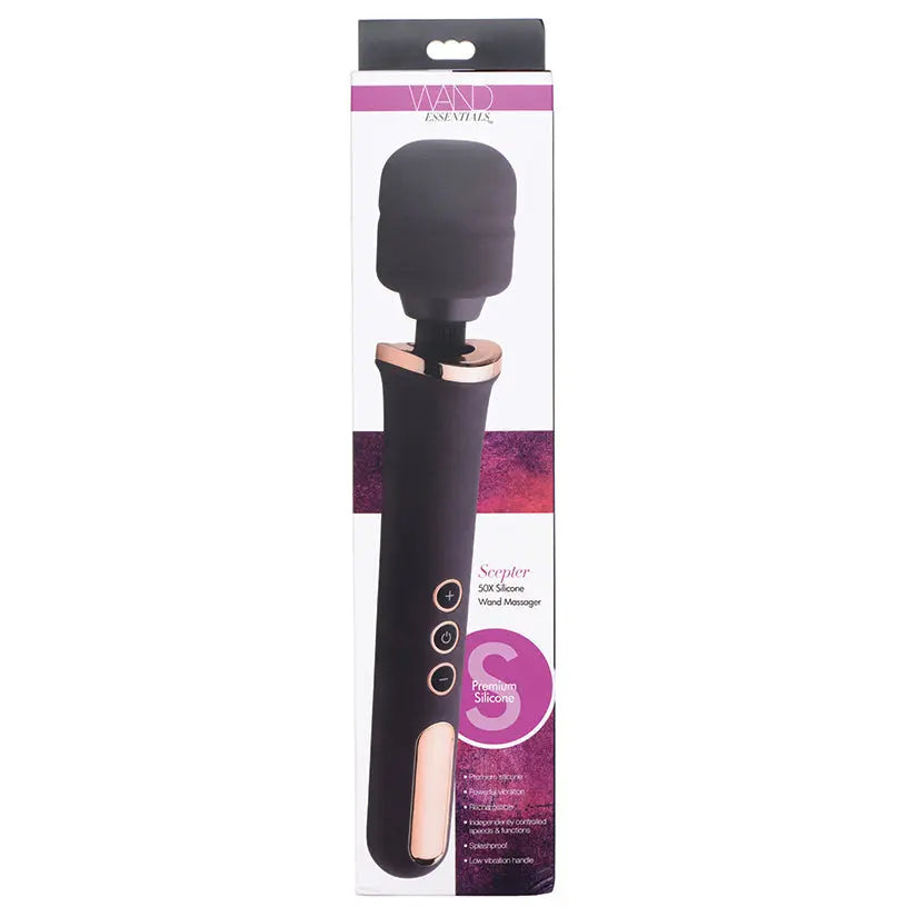 Wand Essentials 50X Scepter Silicone Wand Massager My Store
