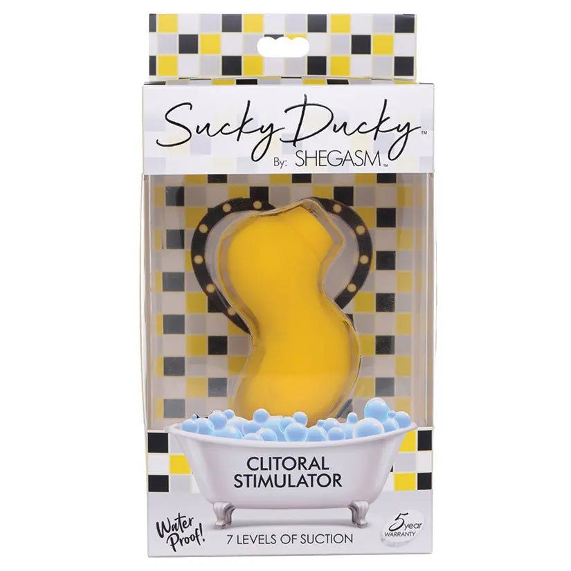 Shegasm Sucky Ducky 7x Clitoral Stimulator-Yellow My Store
