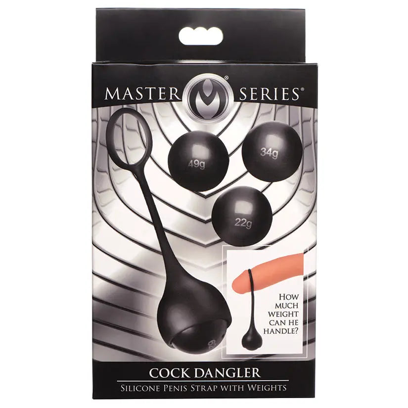 Master Series Cock Dangler Silicone Penis Strap with Weights My Store