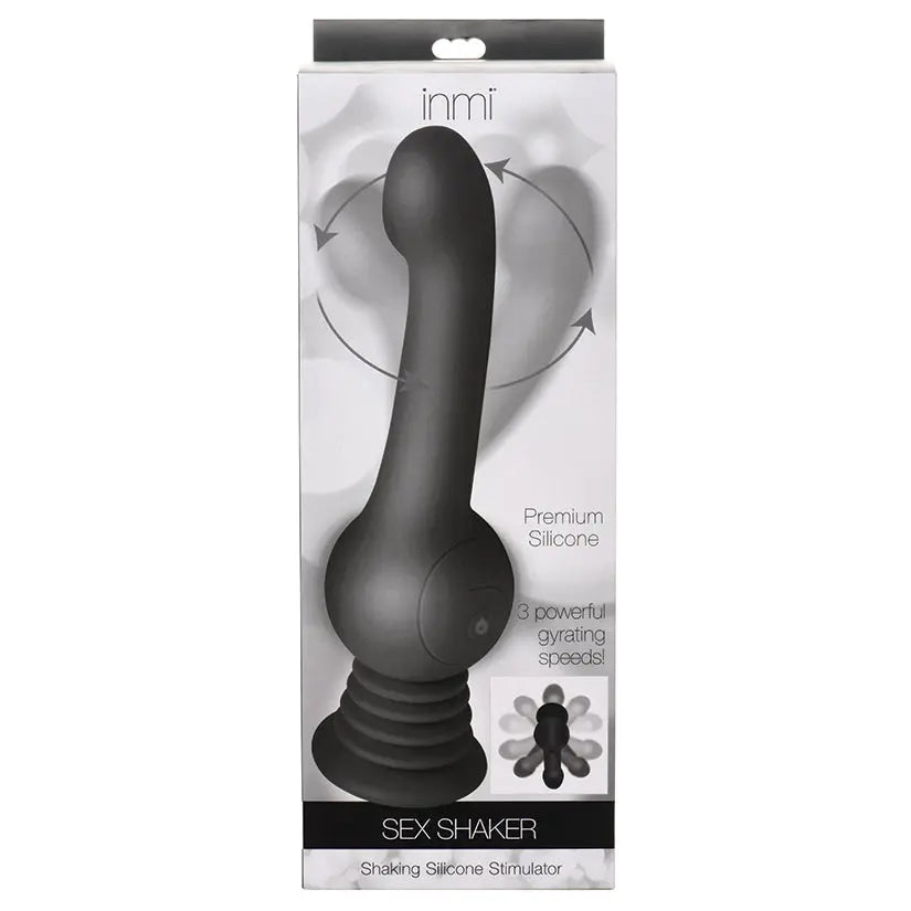 Inmi Sex Shaker Shaking Silicone Stimulator-Black My Store